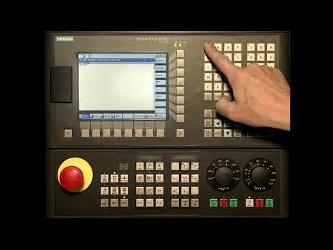 The CNC   SINUMERIK 808D Tutorial Milling Part 10 Header information 1080p
