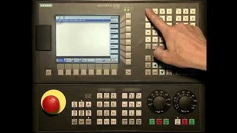 The CNC   SINUMERIK 808D Tutorial Milling Part 10 Header information 1080p