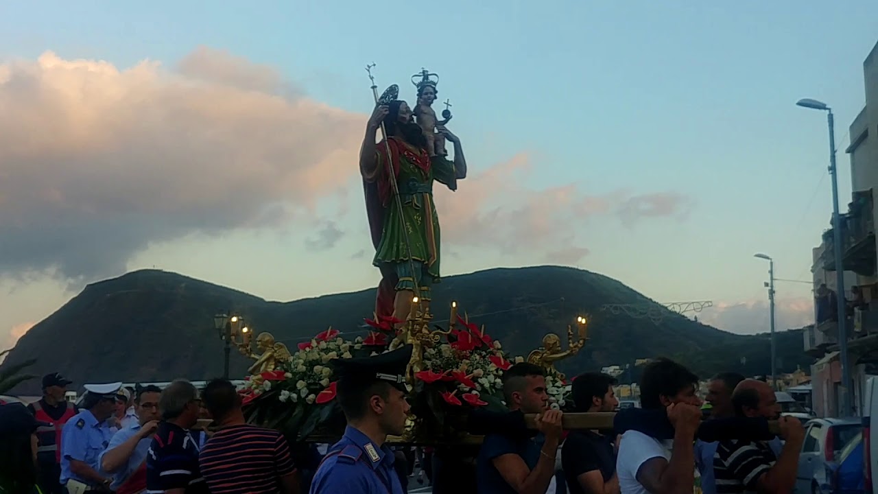Processione di S. Cristoforo a Canneto di Lipari - 25 luglio 2018