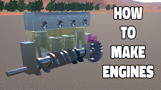 Simple GearBlocks engine tutorial (Check Description)