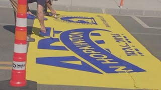 Final preparations for the Boston Marathon