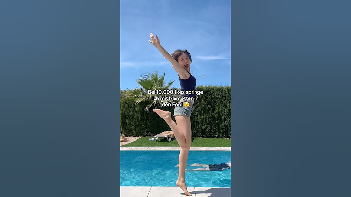 Ich SPRINGE IN DEN POOL mit KLAMOTTEN🫣