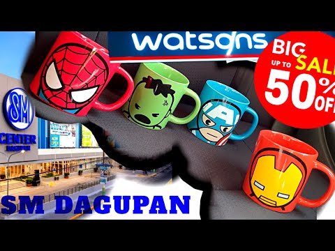 sm-dagupan-sale-watson-miniso-haul-marvel-avengers-ironman-spiderman-hulk-captain-america-mugs-epic