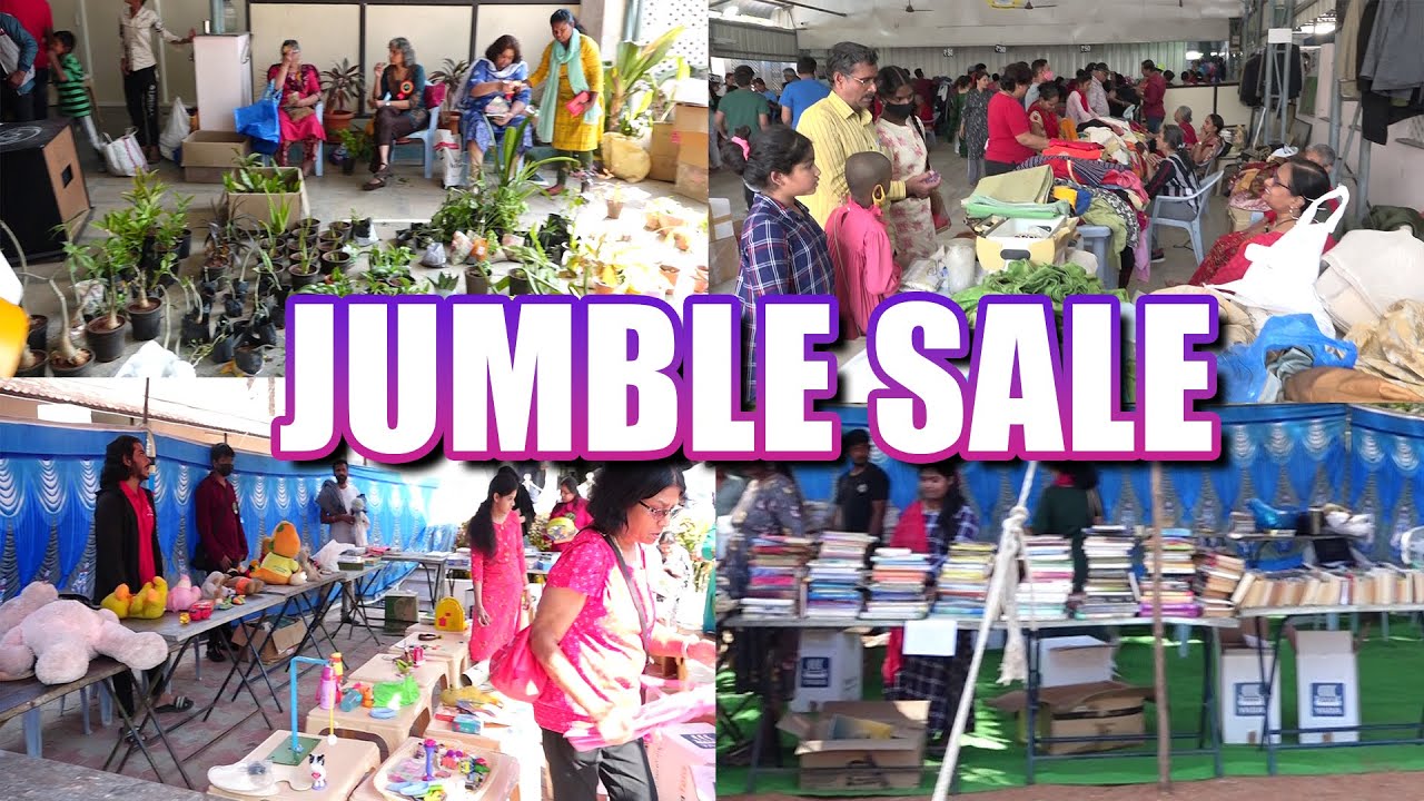 7th Edition Jumble Sale was once again back Raising Funds for Charity at Vayupuri Recreation