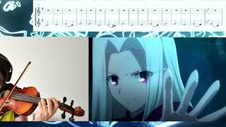 Fatezero - Let The Stars Fall Down - Violin Cover