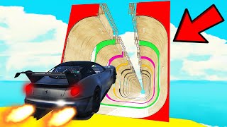 CHOP vs NUCLEAR in ULTIMATE MEGA RAMP JUMP RACE of GTA 5