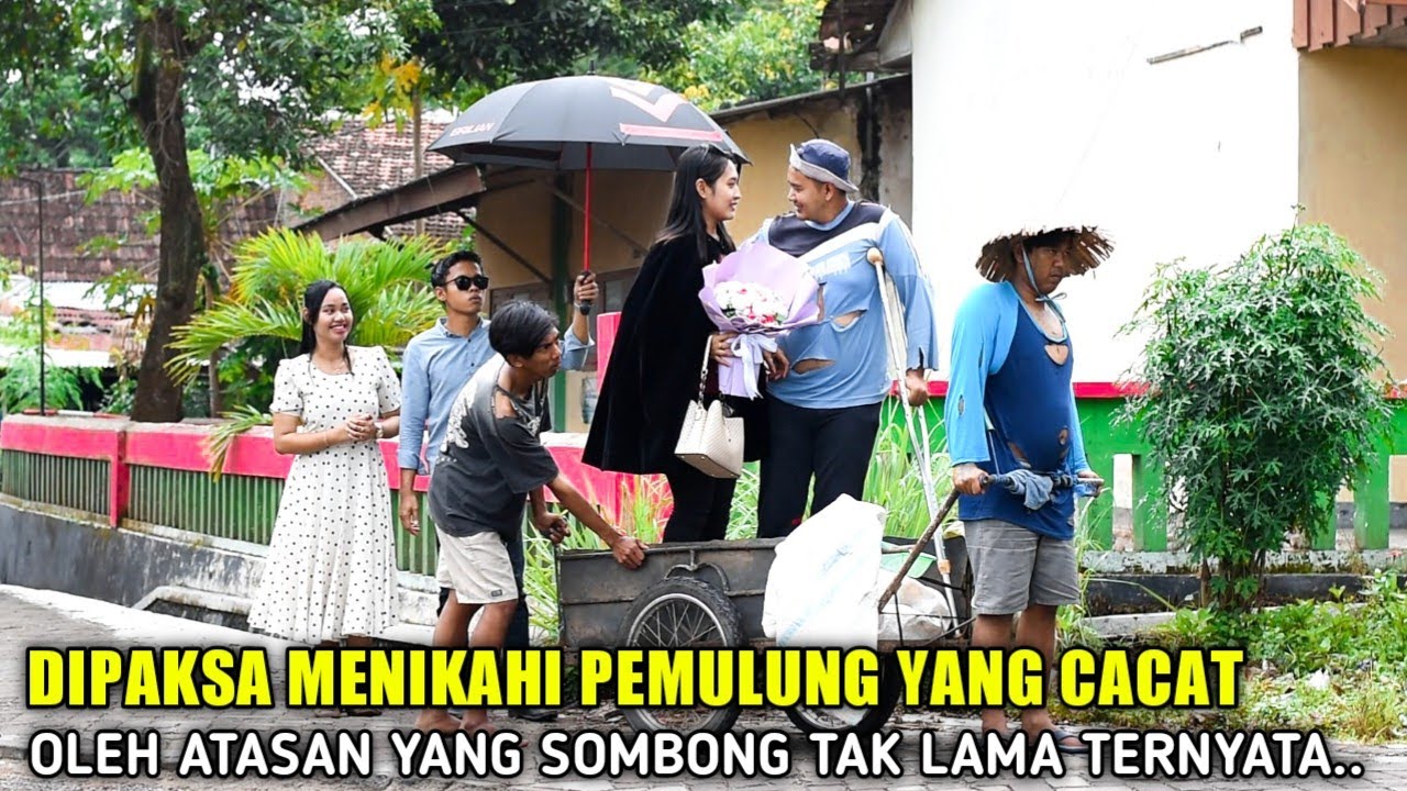 DI PAKSA MENIKAHI PEMULUNG YANG CACAT UNTUK MENGANTIKAN ATASANNYA YANG SOMBONG LIHAT YANG TERJADI...