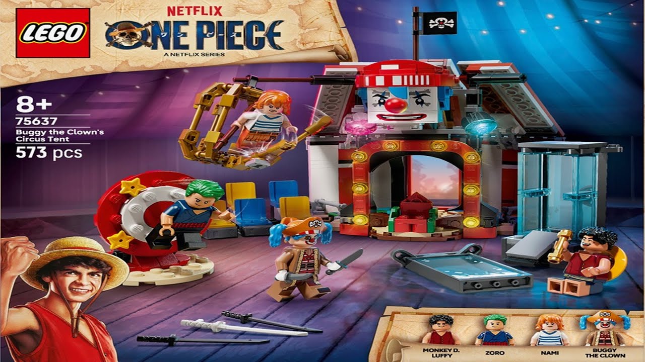 One Piece - Buggy the Clown's Circus Tent - Season 1 LEGO instructions