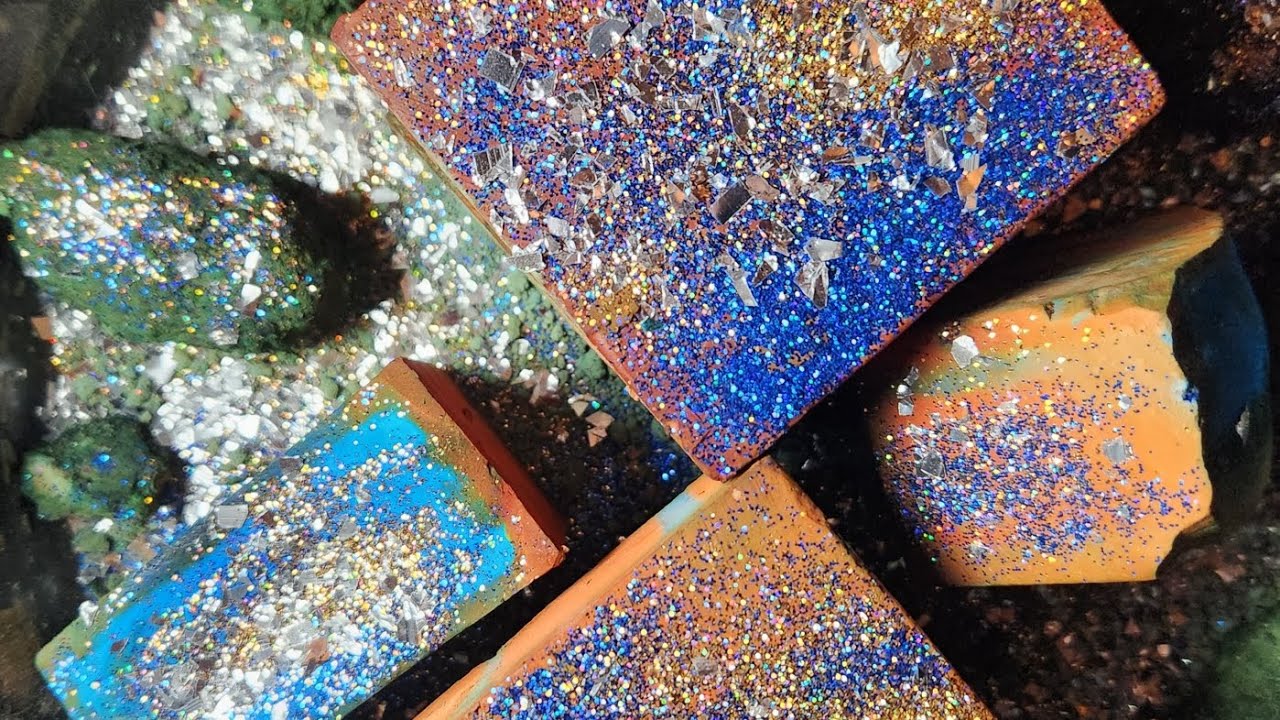Chalk Rocks & Multicolor Dyed GC - YouTube
