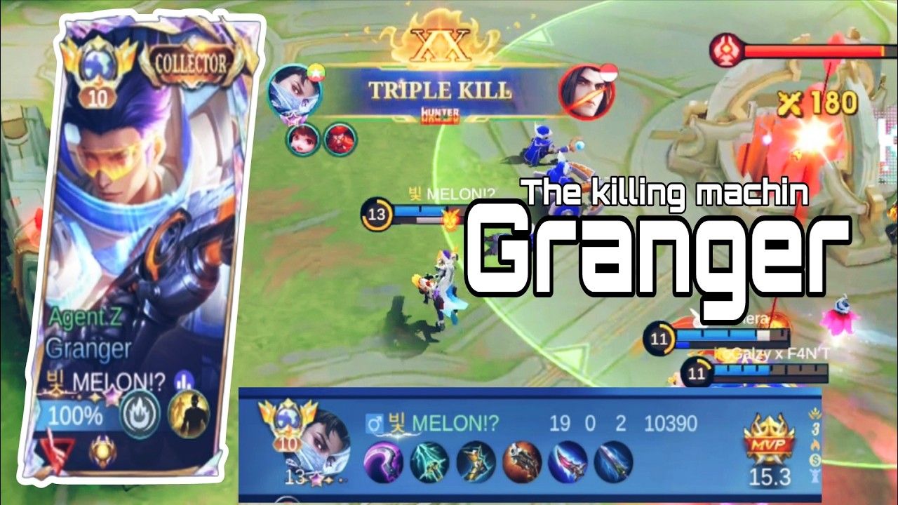 🔥 INSANE 19-0 Granger Gameplay! TRIPLE KILL DOMINATION 😱  | Top Global Granger by MELON