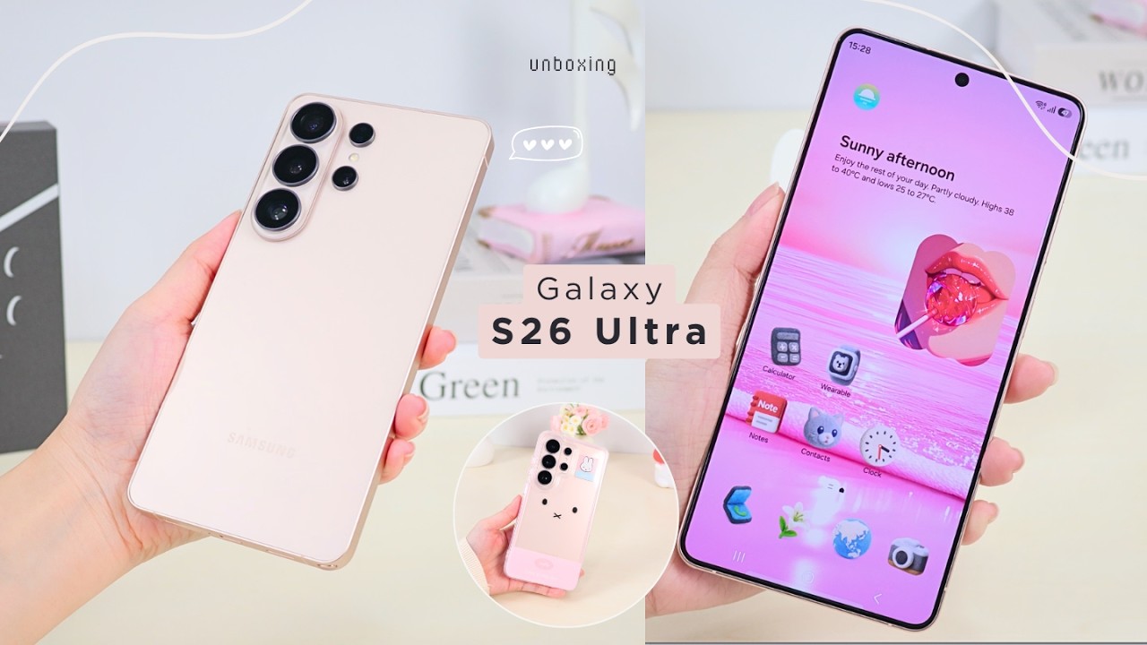 Samsung Galaxy S26 Ultra | Pink Gold | Unboxing - YouTube