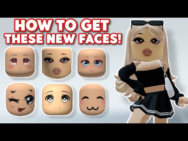 HOW TO GET THESE NEW CUTE ROBLOX FACES! 🔥🤩 
