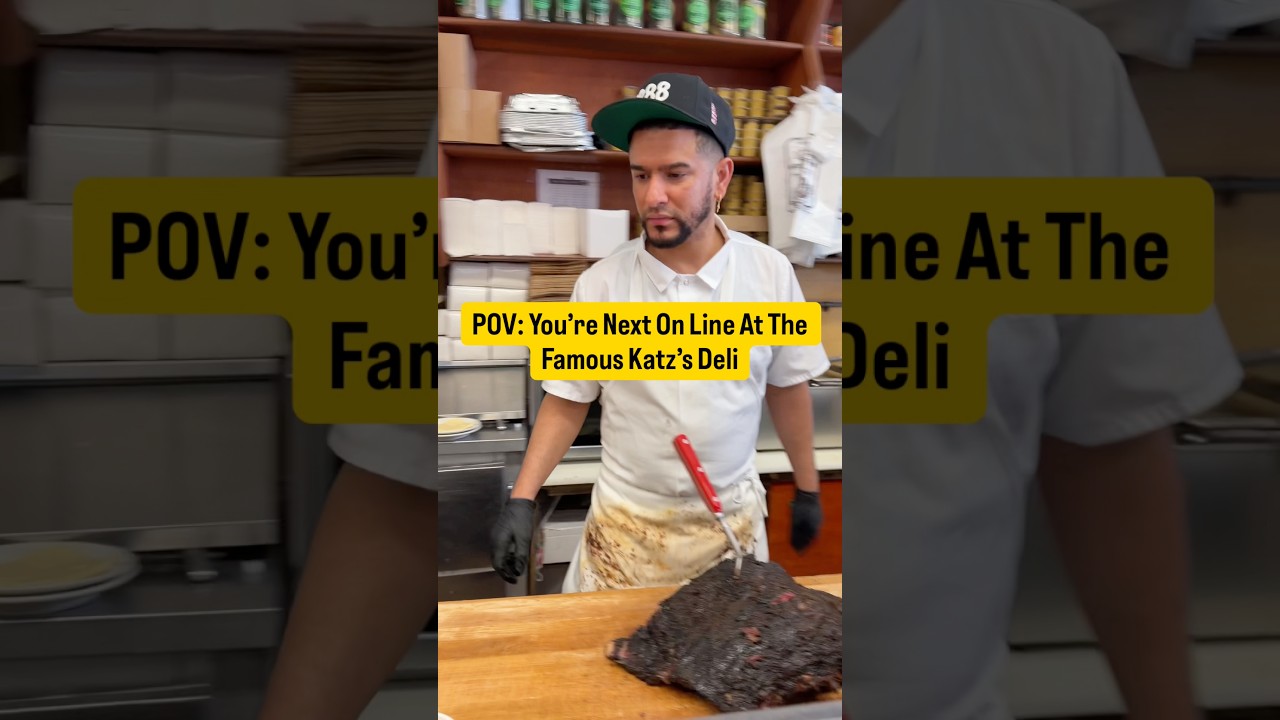 Точка зрения: Вы следующий в очереди в знаменитом Katz’s Deli 