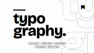 Bold Motion Typography - Titles | After Effect Template