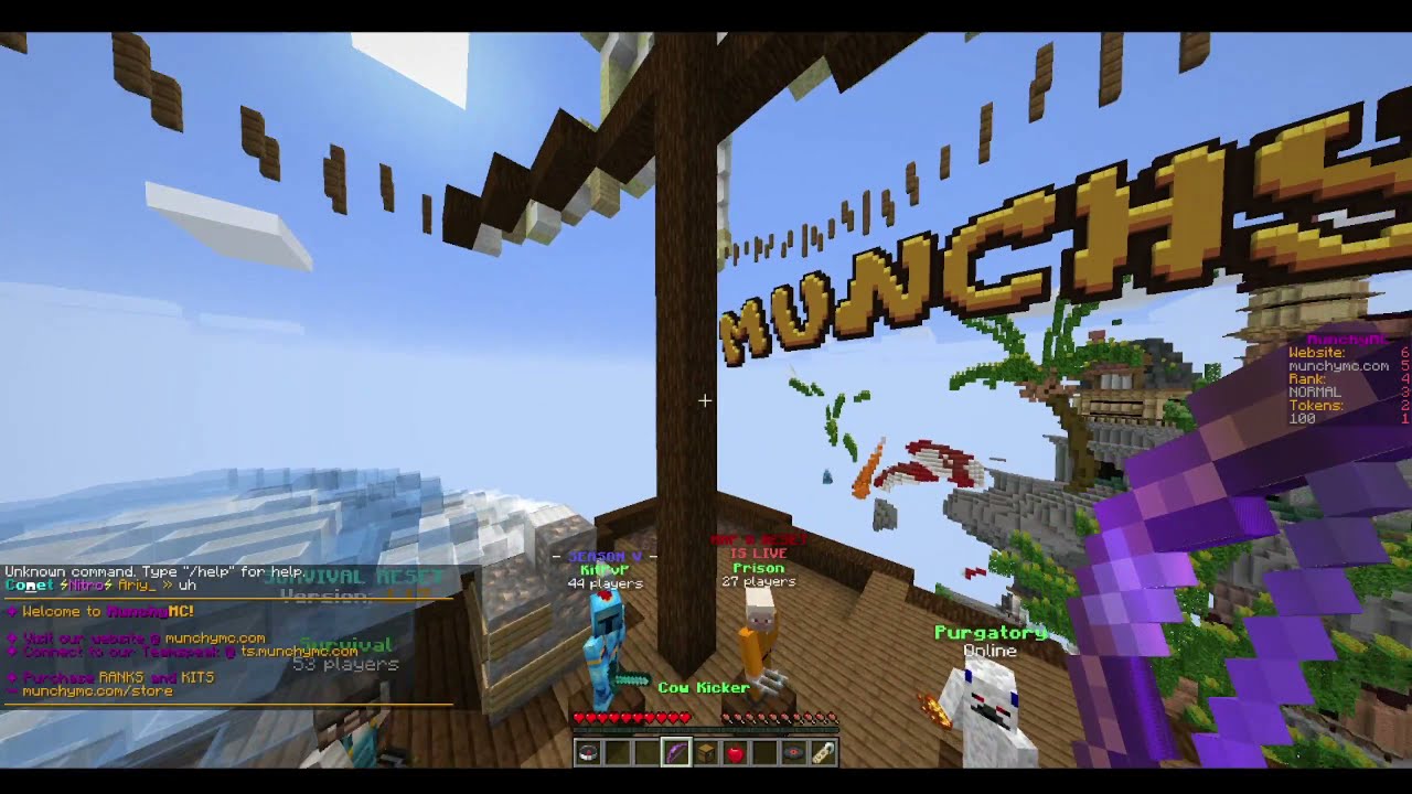 「 MunchyMC.com 」Server Griefing