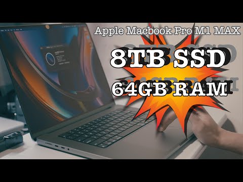 Apple MacBook Pro M1 Max 8TB SSD - YouTube
