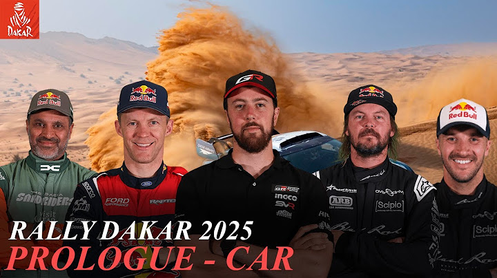 Prologue Dakar Rally 2025 - Results of Car Сlassifications
