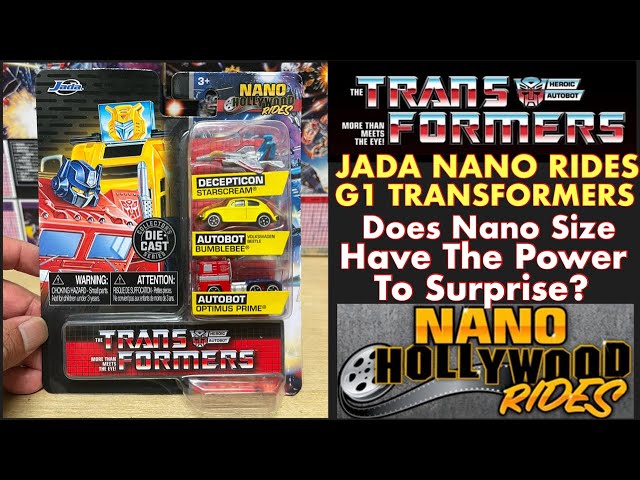 TRANSFORMERS - Jada Nano Rides G1 Set - Does Nano Size Have The