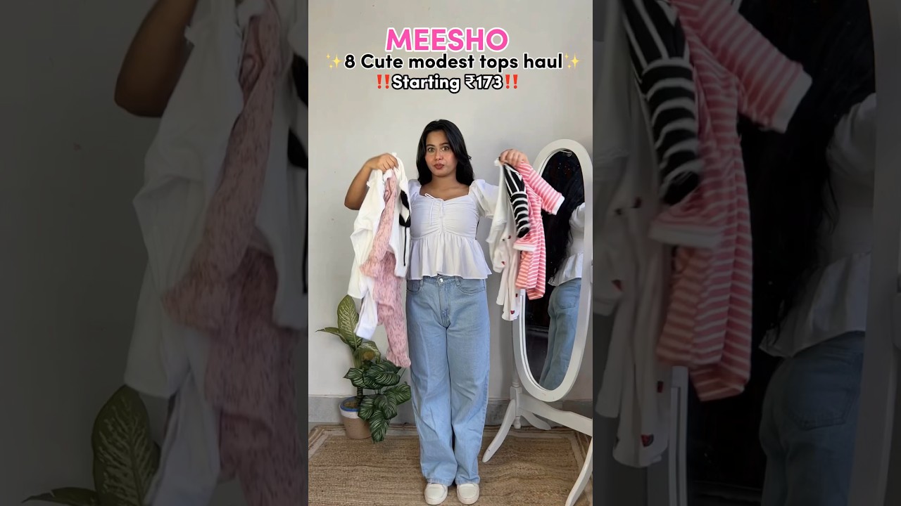 8 Meesho Summer Tops Haul Starting ₹173😱 