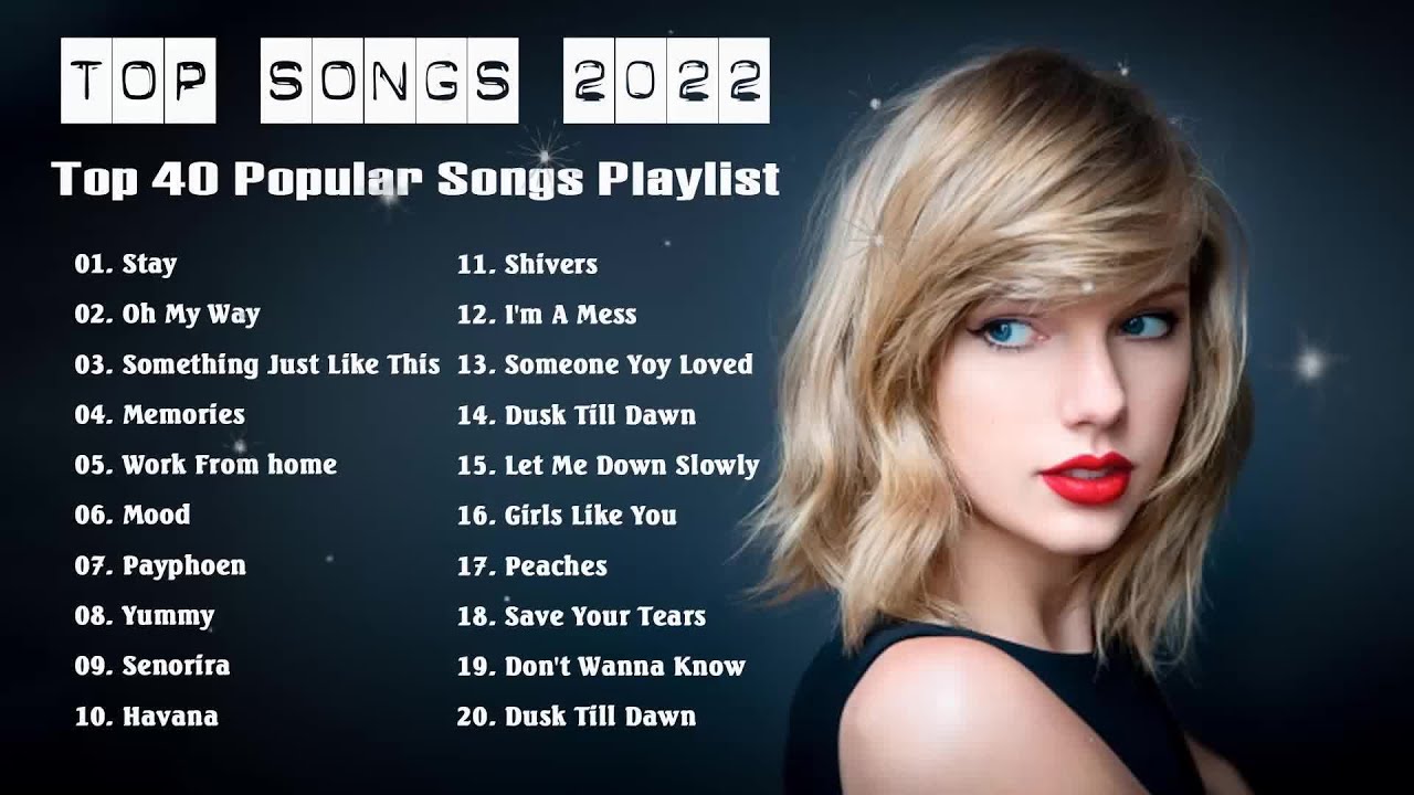Weekly Popular Pop Music 2022 - Top 40 Popular Songs - Top Song This Week (Vevo Hot ...