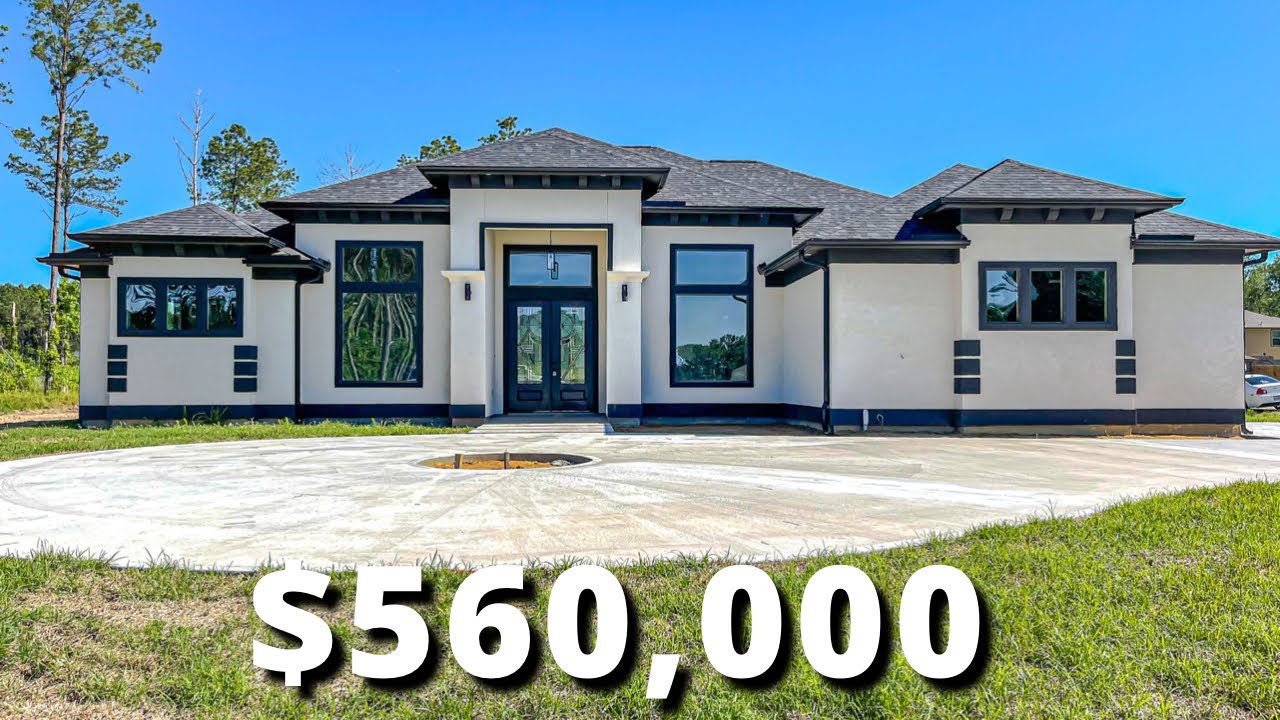 CUSTOM MODERN CONTEMPORARY HOUSE TOUR NEAR HOUSTON TEXAS W/1 ACRE LOT | 4 Bed | 3.5 Bath | 2868 SqFt