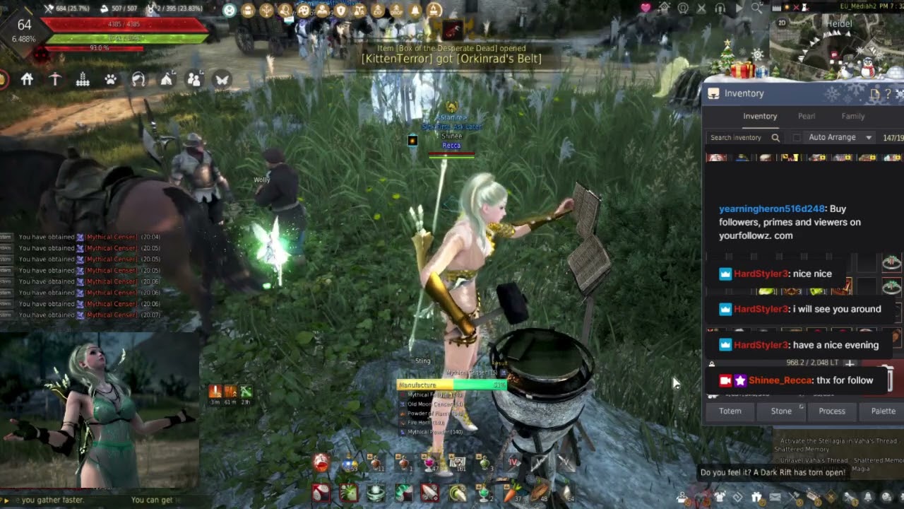 BDO T10 Mythical Dine ( T10 Unicorn ), preparation for all 40x attempt