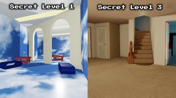 Going to Secret Level 1 - 3 || Roblox Backrooms [Redacted]