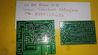 200 watt and 100 watt amplifier board blank PCB using high power driver circuit diagram