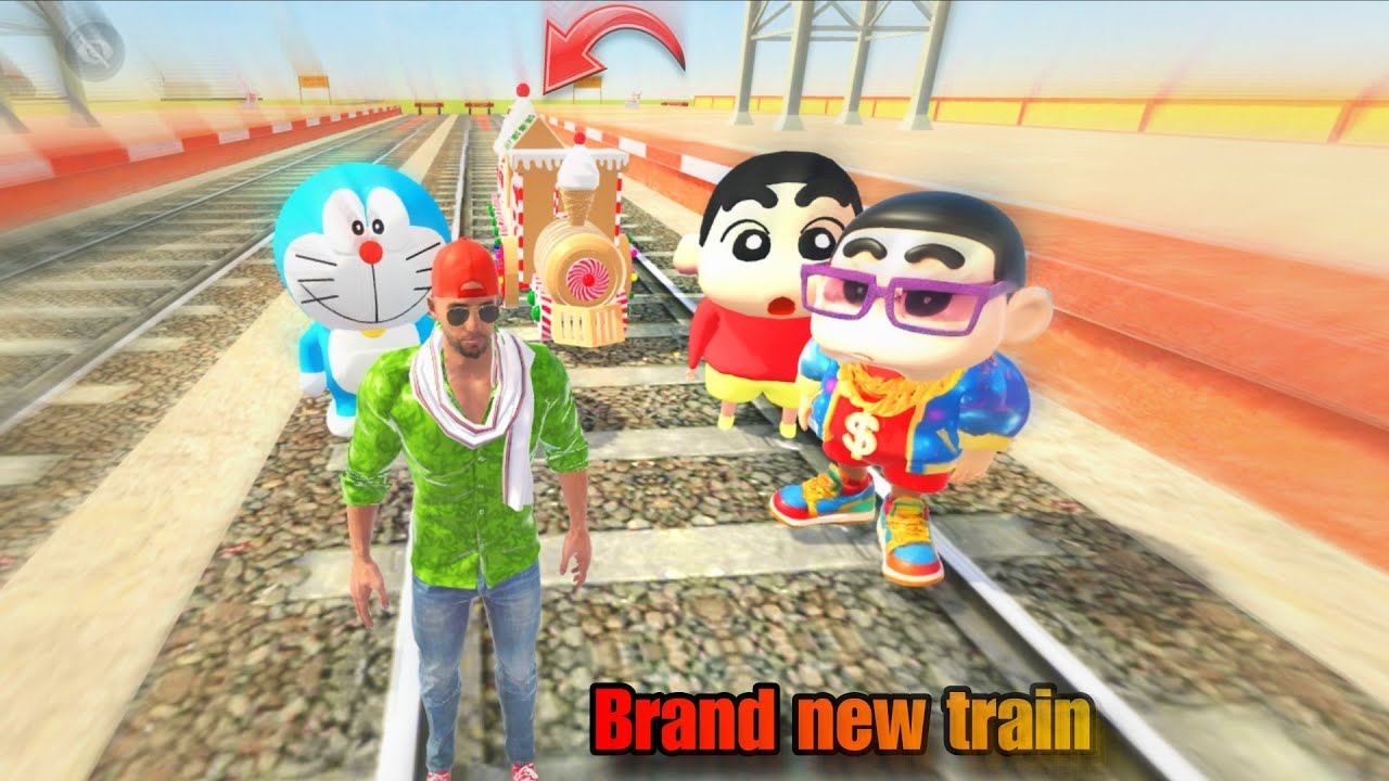 🤩 Brand New ICE-CREAM 🍦 Train 🚂 in indian theft auto simulator 🥳