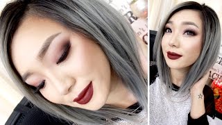 FALL Smokey Eyes & Burgundy Lips FULL FACE tutorial