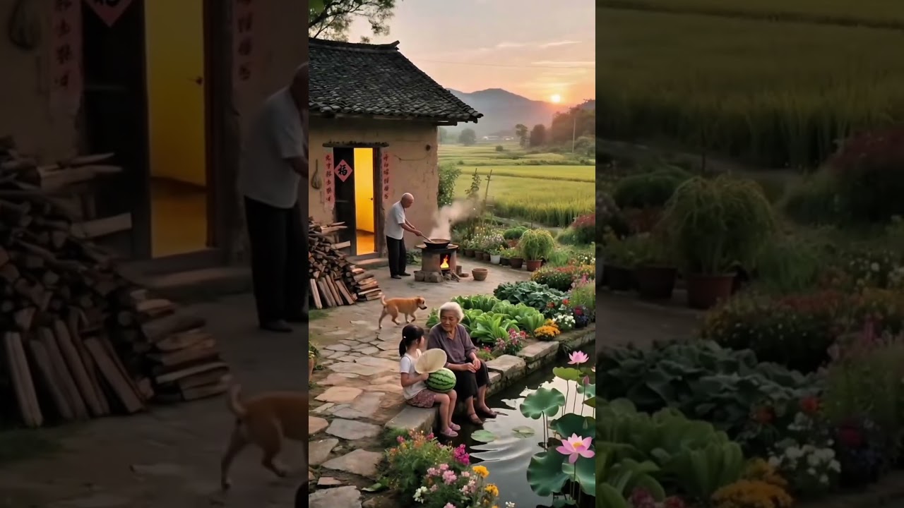 it's very calm and peaceful