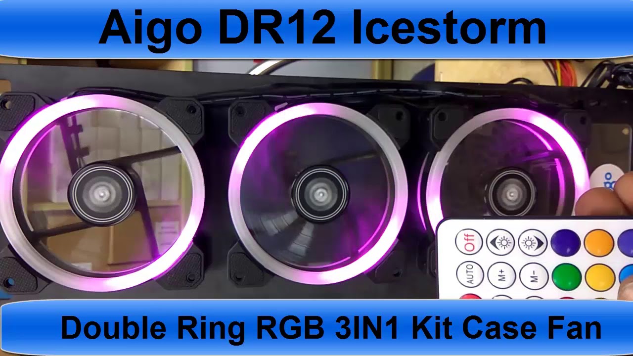 BBC Dual Ring RGB Fan 3 PEC+ ONE Controller+ONE Remote : Amazon.in:  Computers & Accessories