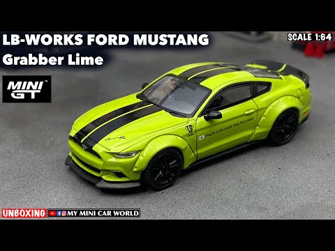 MY MINI CAR WORLD』UNBOXING MINI GT 1/64 LB-WORKS FORD MUSTANG