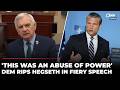 'A Politicized Military Is..': Democrat Reed's Fiery Attack On Pete Hegseth Over U.S. Military Norms