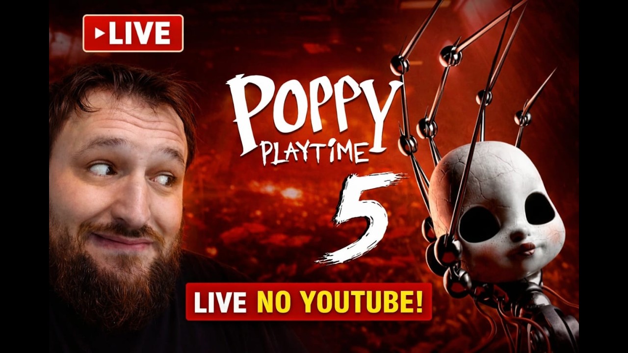 Jogando com MOD no Poppy Playtime Chapter 5 ( AO VIVO! )