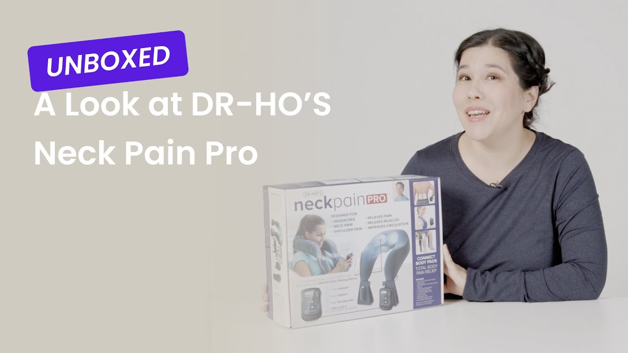 DR-HO'S Neck Pain Pro Package - TENS & EMS Therapy to Relieve Neck and  Shoulder Pain