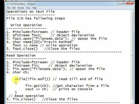Get write in file. File operations. how to read from files in c++. ofstream fout это. write in binary file.