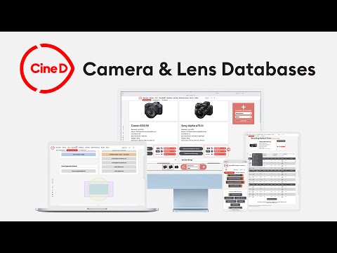 Launching CineD Databases - Camera & Lens Databases and Lens Coverage Tool