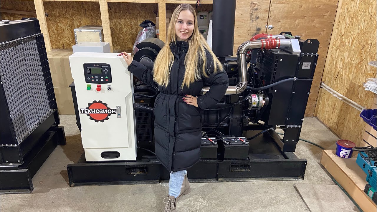 Обзор на открытый генератор 100 кВт🔋