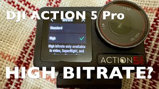 HIGH BITRATE UPDATE? DJI Osmo Action 5 Pro