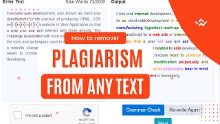 How To Remove 100% Plagiarism | Rewrite Tool | 9 Best Paraphrasing Tool Online || WebMinaPro
