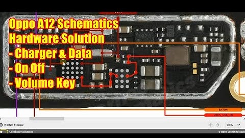 Oppo A12 Schematics Charger Data And On Off Volume Key