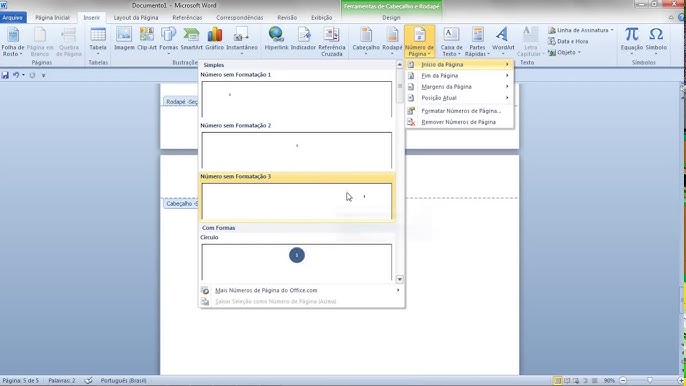 Como Colocar Número de Páginas no Word a Partir da Introdução