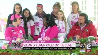 Young breast cancer survivor Jamie Williams talks to ABC2
