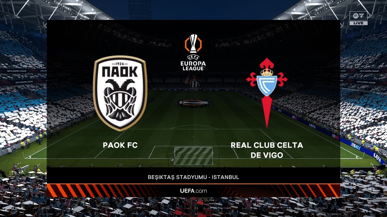 РАОК FC vs REAL CLUB CELTADE VIGO | EUROPA LEAGUE | group stage | FC 26 | gameplay