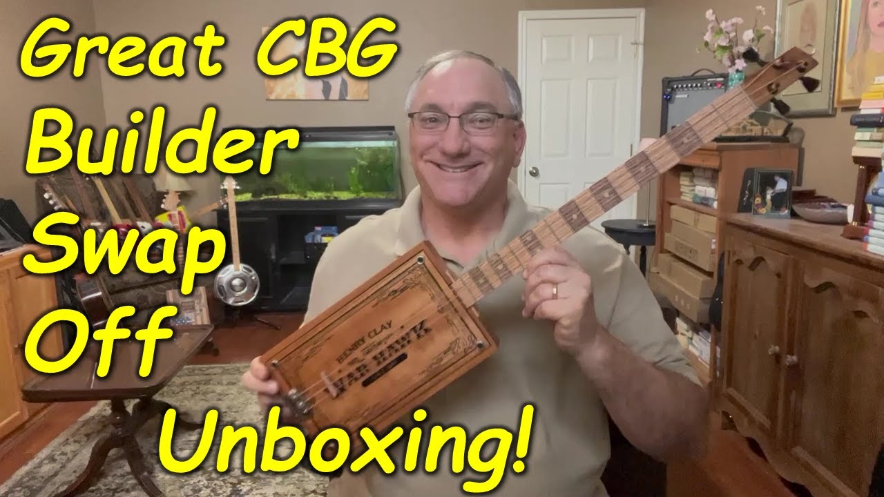 Great Cigar Box Guitar Builder Swap Off - Unboxing - Spring '22