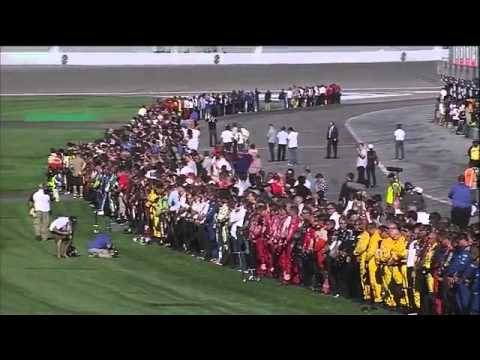 5 Lap Tribute Honoring Dan Wheldon at Las Vegas (2011 IndyCar)