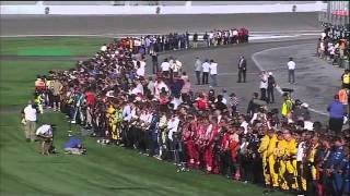 5 Lap Tribute Honoring Dan Wheldon at Las Vegas (2011 IndyCar)
