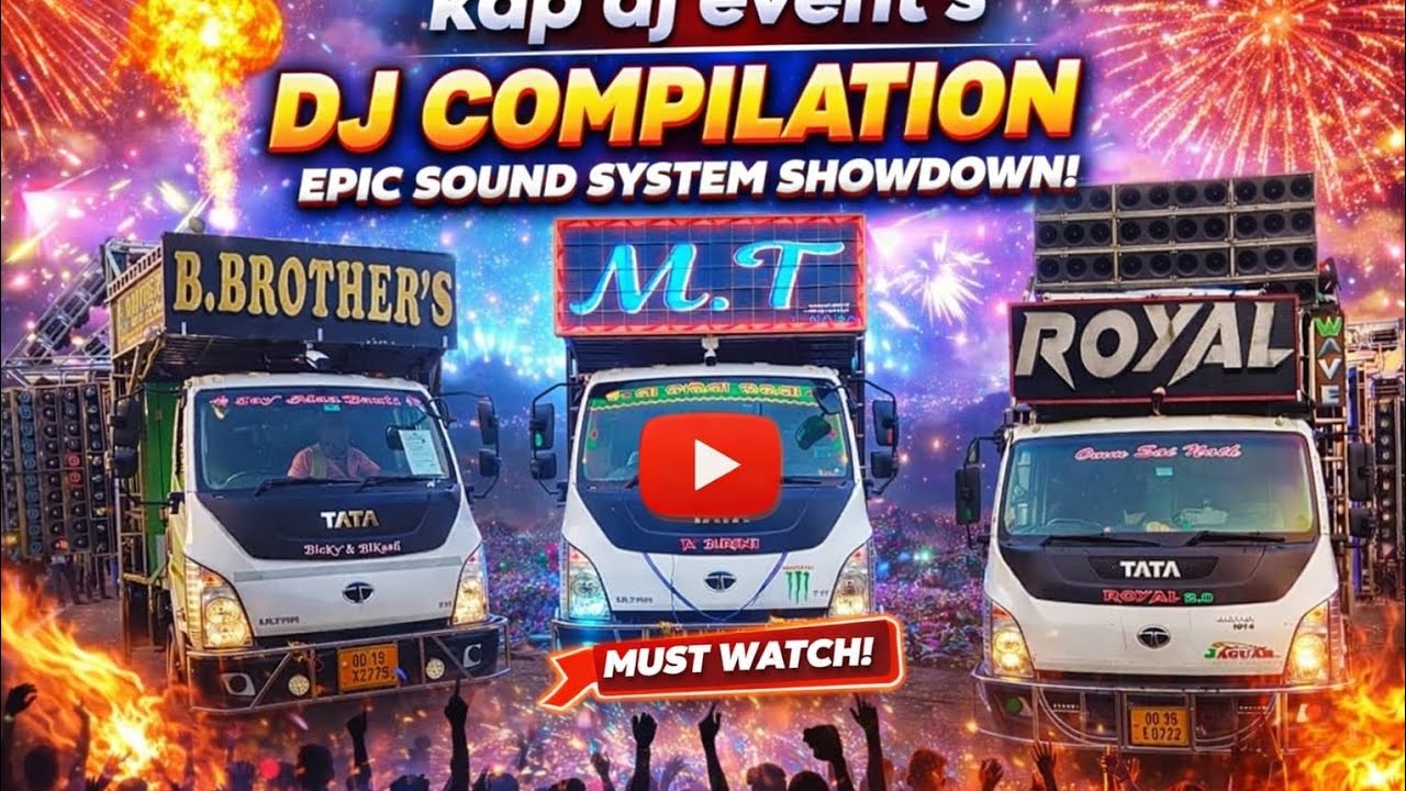 DJ MT,DJ B BROTHER'S,DJ ROYAL HEAVY COMPETITION AT-JAJPUR,JAKHAPURA KDP DJ EVENTS 