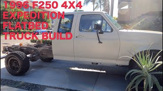 1996 F250 4x4 - Expedition Flatbed Truck Build